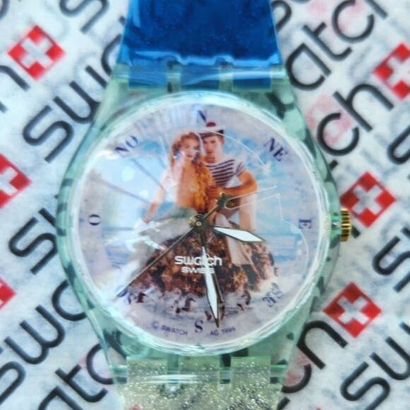 Swatch watch 	La Sirene Et Le Marin GZ161 99 Specials Design by Pierre Et Gillis - Picture 1 of 8